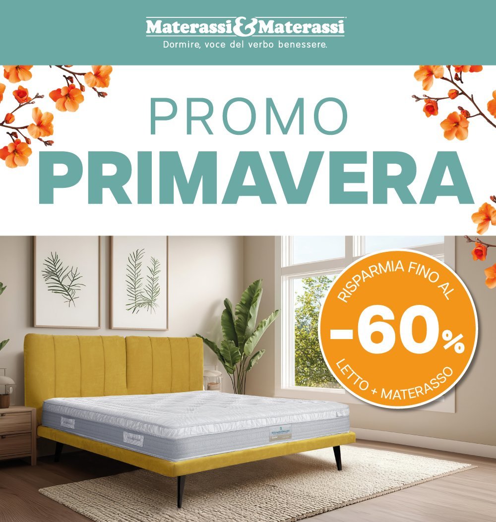 Promo primavera 2025 - Sconti fino al 60% Promo tutto primavera 2025 - Sconti fino al 60%